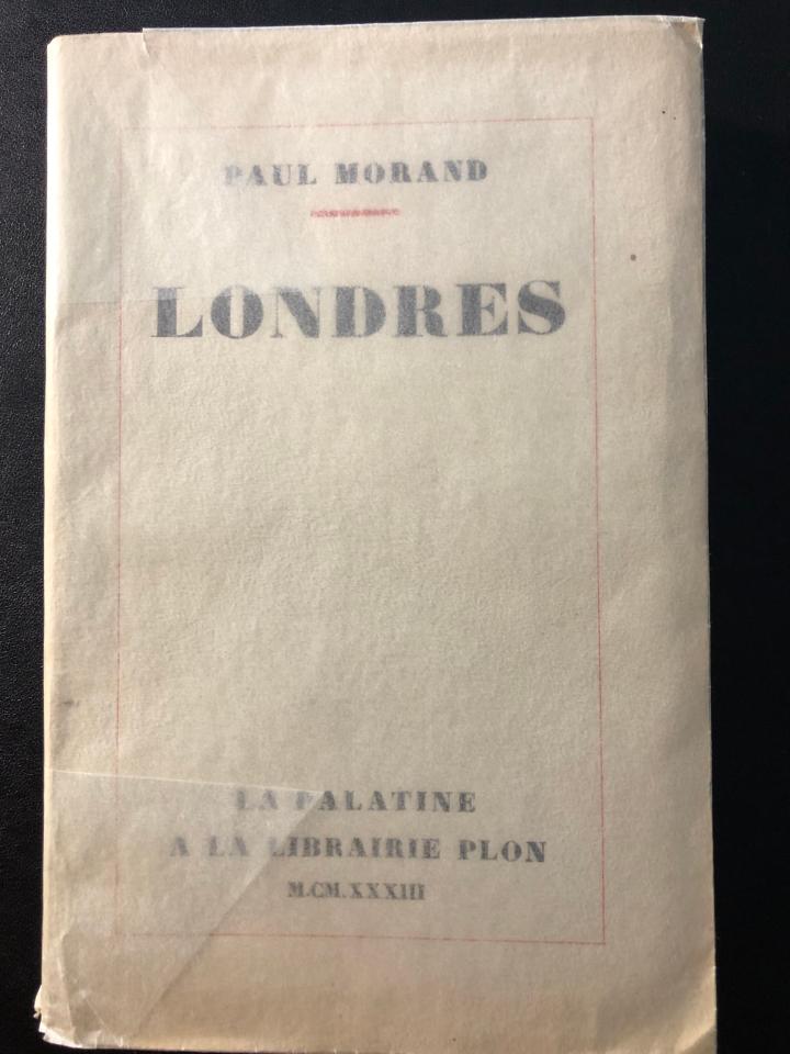 couverture londres paul morand